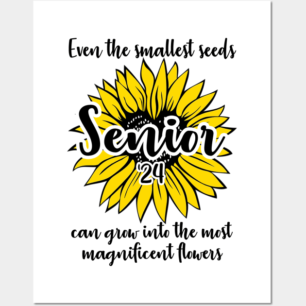 Class of 2024 Senior Gifts Funny Seniors 2024 Wall Art by KsuAnn